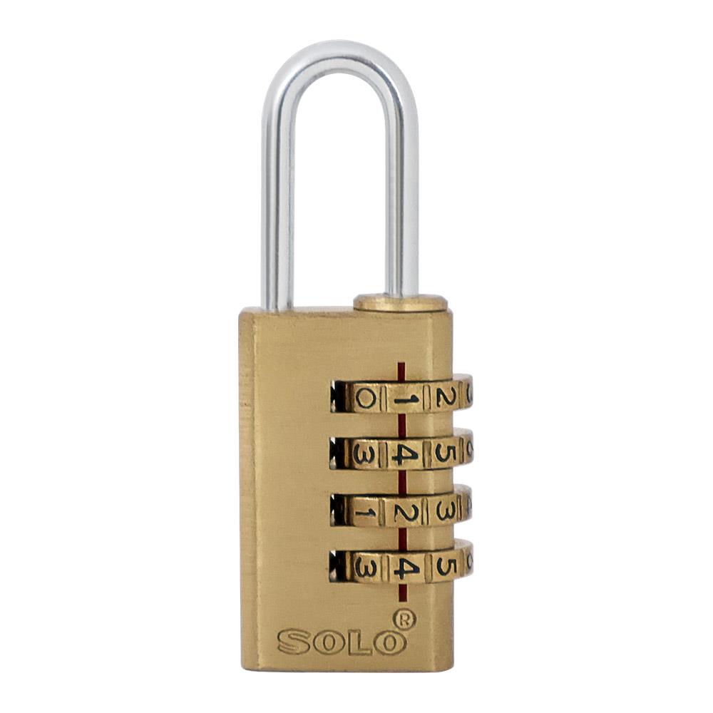 กุญแจรหัส SOLO 89 20 มม. สีทองเหลือง
