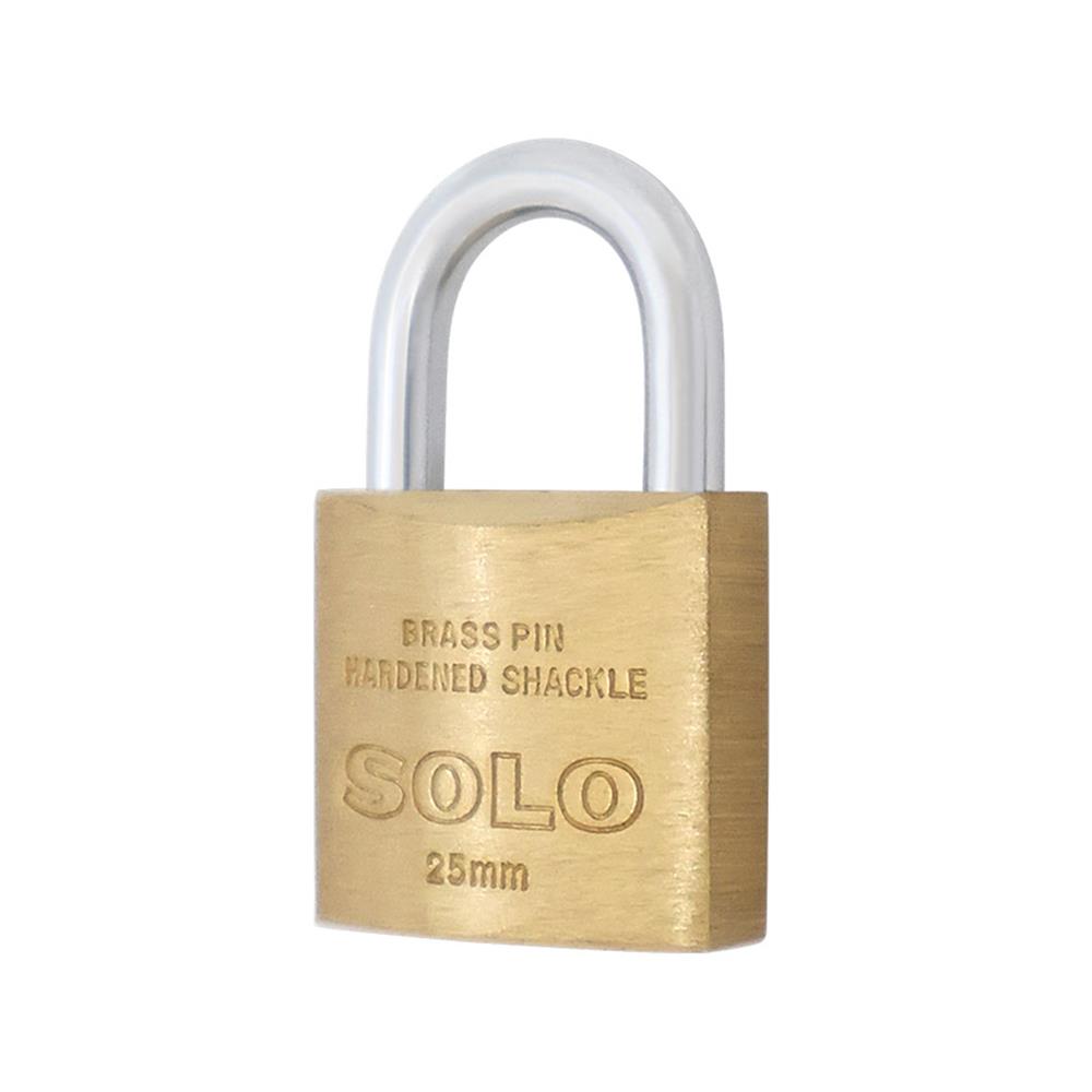 กุญแจคีย์อะไลก์ SOLO 8425 25 มม. สีทองเหลือง 2 ตัว/ชุด