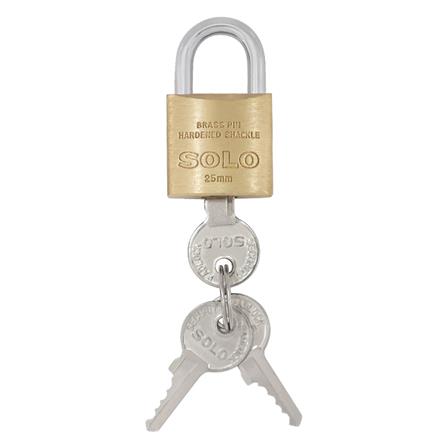 กุญแจคีย์อะไลก์ SOLO 8425 25 มม. สีทองเหลือง 2 ตัว/ชุด_4