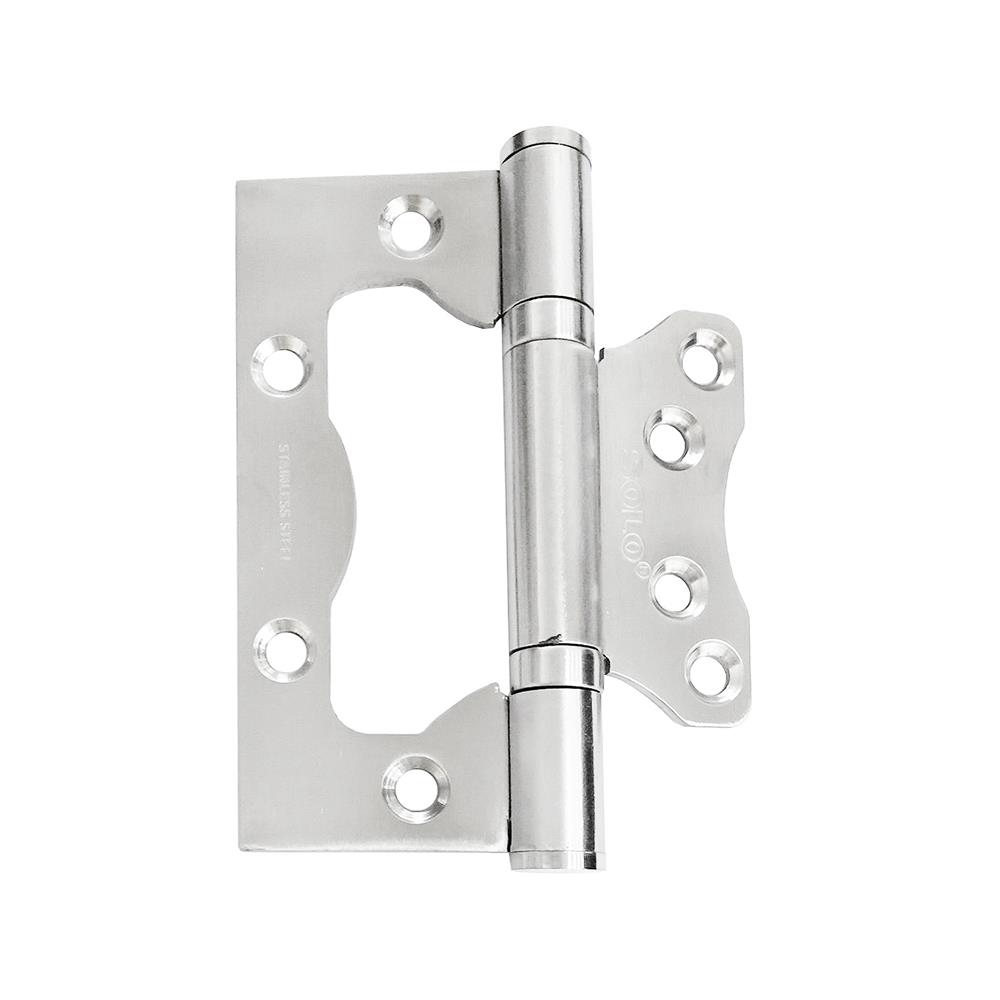 บานพับ ไม่เซาะร่อง 4X3 นิ้ว X 2.5 มม. SOLO 43253 สีสเตนเลส (แพ็ก 3 ชิ้น)