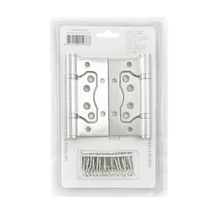 บานพับ ไม่เซาะร่อง 4X3 นิ้ว X 2.5 มม. SOLO 43253 สีสเตนเลส (แพ็ก 3 ชิ้น)_2