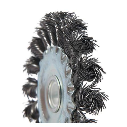 แปรงลวดกลมถักเปีย SUMO HEAVY DUTY 4 นิ้ว (4X1/2 นิ้ว X 16 มม.)_1