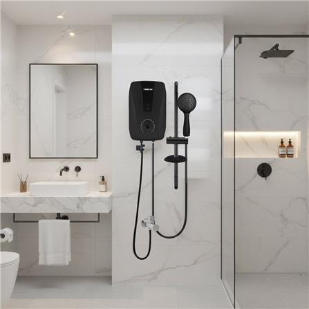 เครื่องทำน้ำอุ่น TURBORA FX-4500E 4500 วัตต์ สีดำ_4