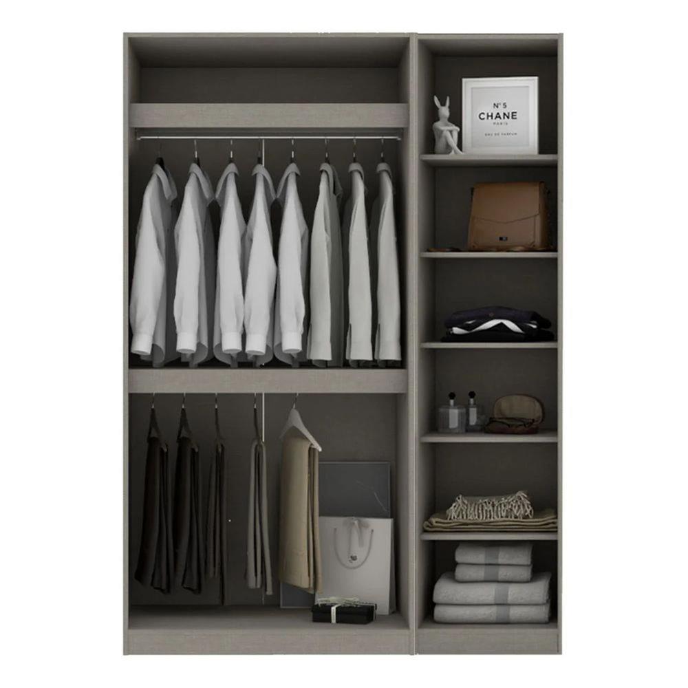 ตู้เสื้อผ้า 2 บานเปิด KONCEPT BLOX 150 ซม. สีเลกาโต้