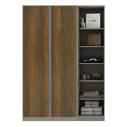 ตู้เสื้อผ้า 2 บานเปิด KONCEPT BLOX 150 ซม. สีเลกาโต้