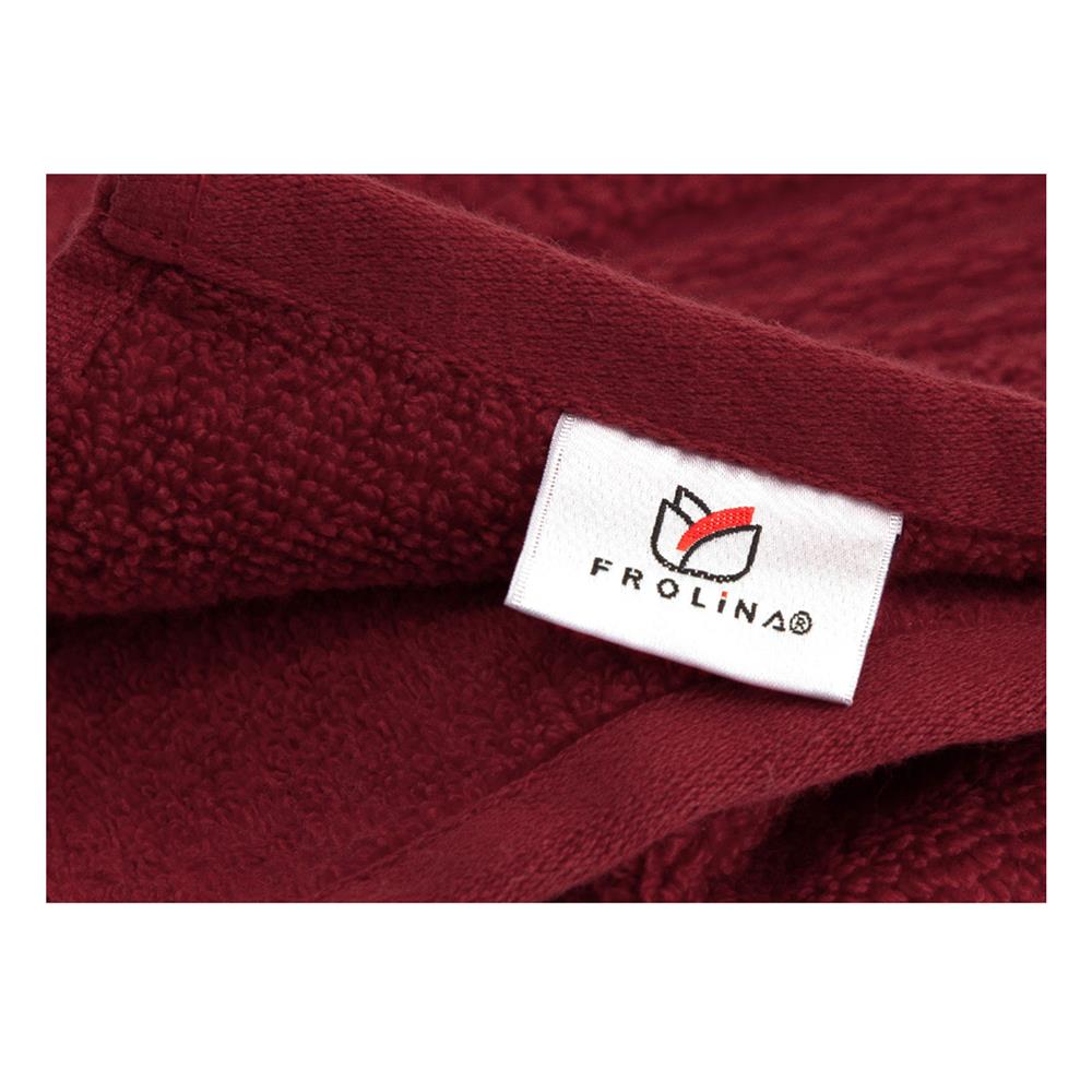 ผ้าขนหนู FROLINA ECO SOFT 15X31 นิ้ว BURGUNDY
