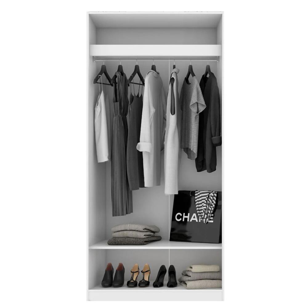 ตู้เสื้อผ้า KONCEPT BLOX 100 ซม. สีขาว