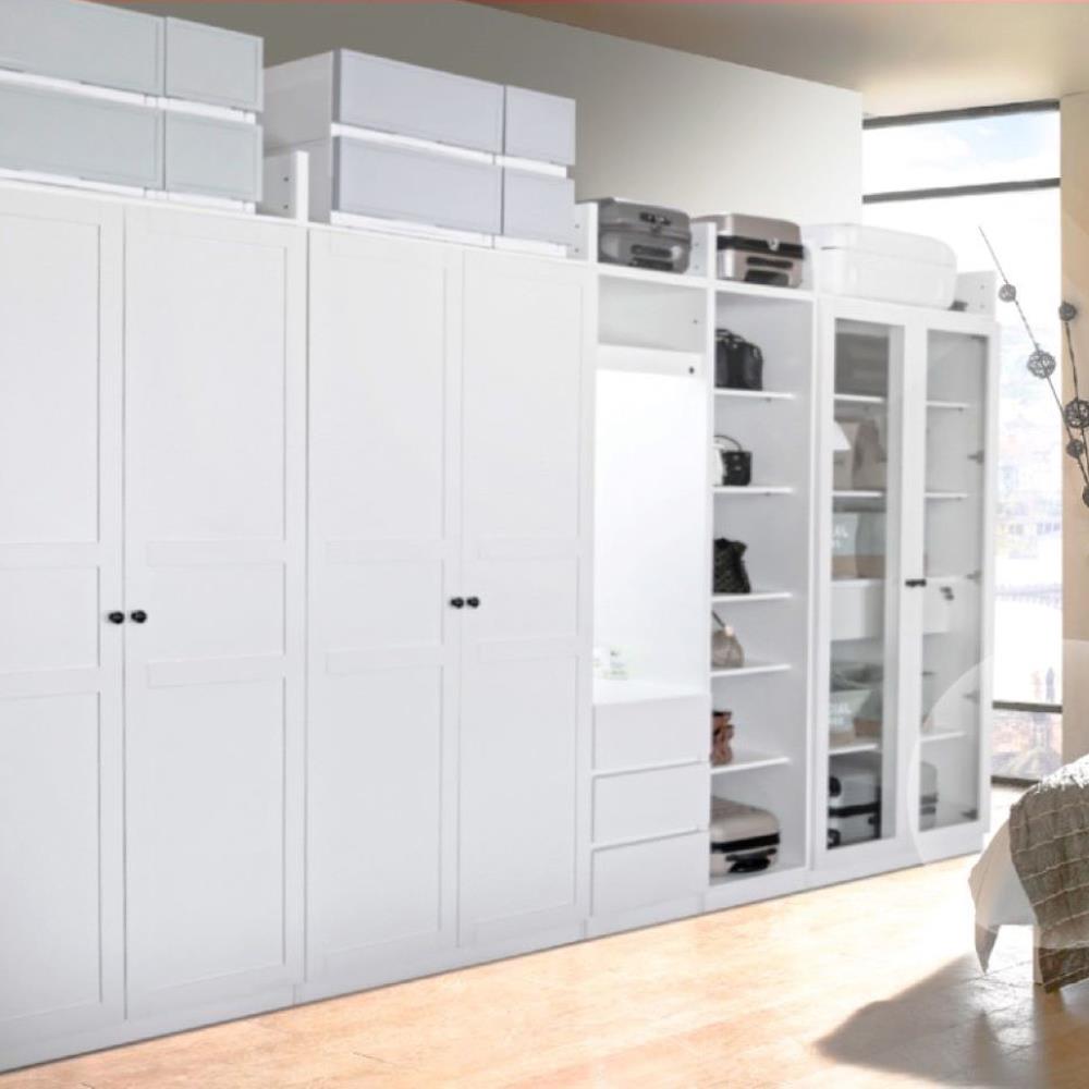 ตู้เสื้อผ้า KONCEPT BLOX 100 ซม. สีขาว