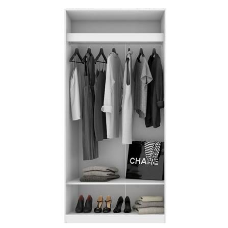 ตู้เสื้อผ้า KONCEPT BLOX 100 ซม. สีขาว_1