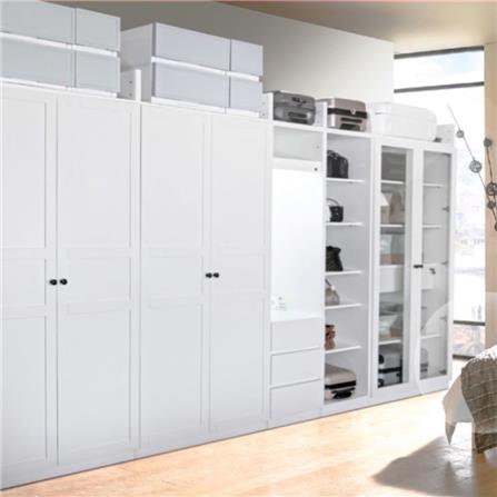 ตู้เสื้อผ้า KONCEPT BLOX 100 ซม. สีขาว_2