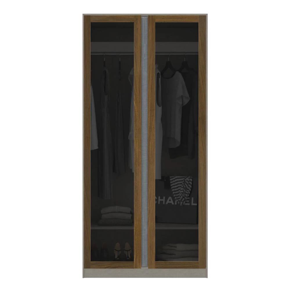 ตู้เสื้อผ้า KONCEPT BLOX 100 ซม. สี DARK WOOD