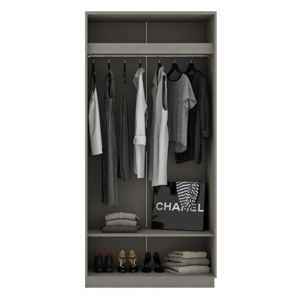 ตู้เสื้อผ้า KONCEPT BLOX 100 ซม. สี DARK WOOD