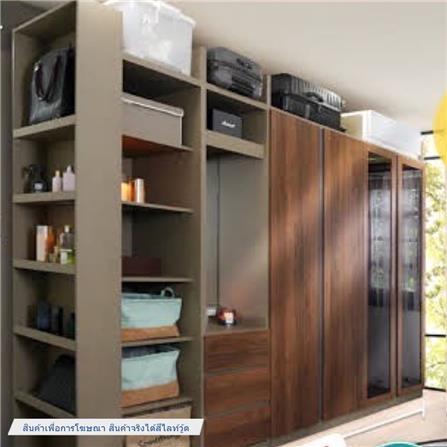 ตู้เสื้อผ้า KONCEPT BLOX 100 ซม. สีไลท์วู้ด_2