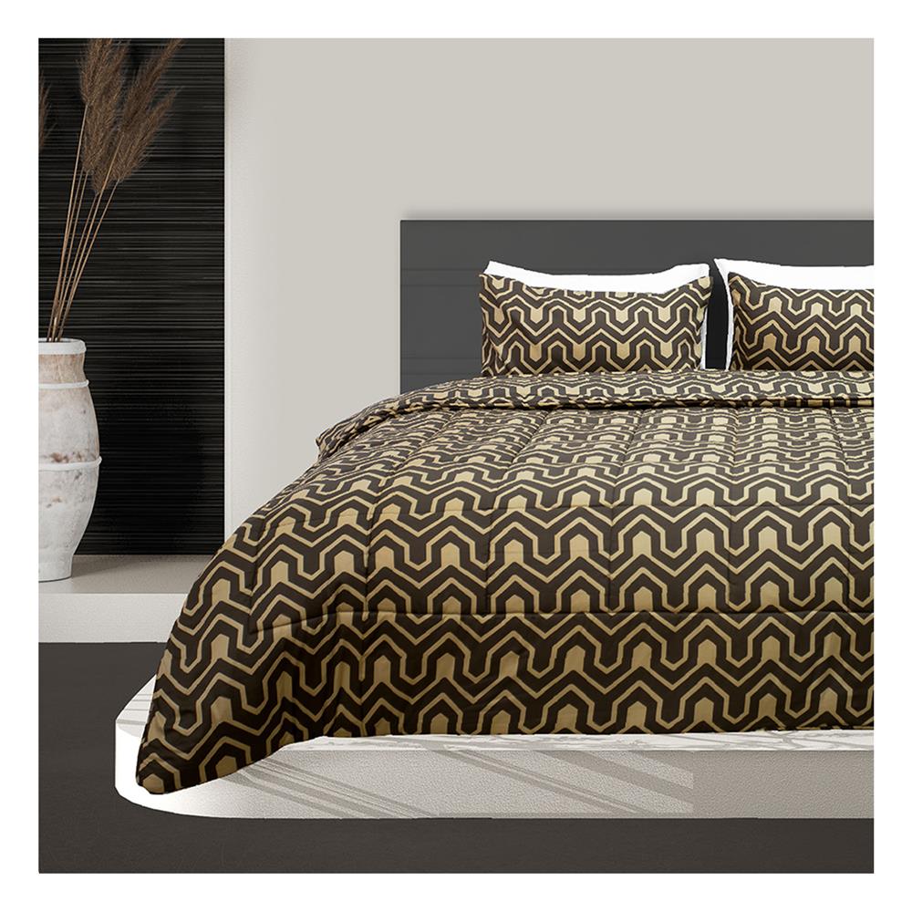 ชุดผ้าปูที่นอน 6 ฟุต 6 ชิ้น PICASSO PB สี SHARP BROWN