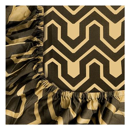 ชุดผ้าปูที่นอน 6 ฟุต 6 ชิ้น PICASSO PB สี SHARP BROWN_2