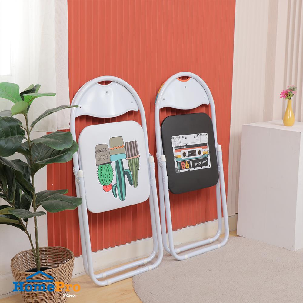 เก้าอี้พับ FURDINI PEACOCK TAPE สีขาว