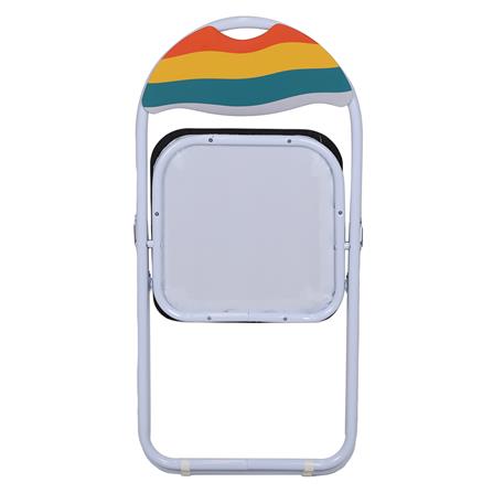 เก้าอี้พับ FURDINI PEACOCK TAPE สีขาว_4