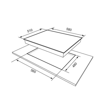 เตาฝังเซรามิก MEX HVN264 60 ซม._3