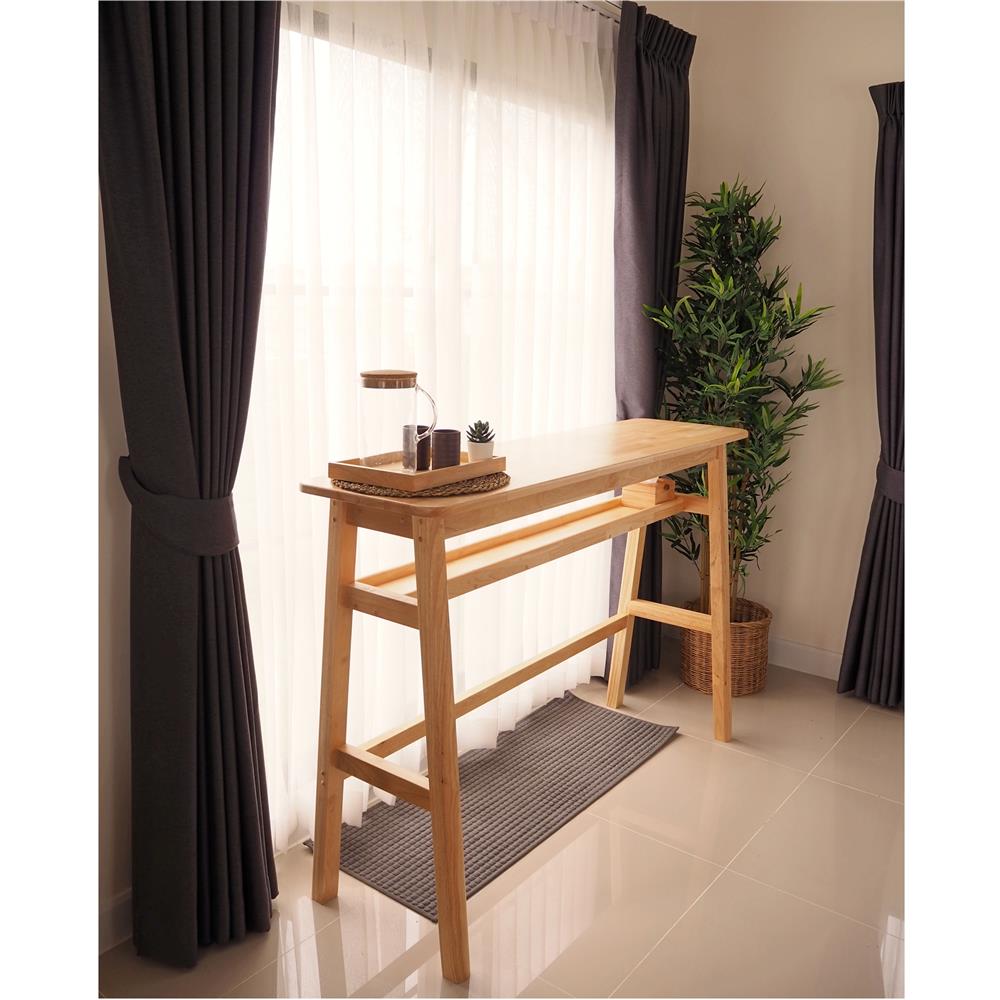 ชุดโต๊ะบาร์ BAAN FURNITURE HERMES SET 120 ซม. สีไม้ธรรมชาติ