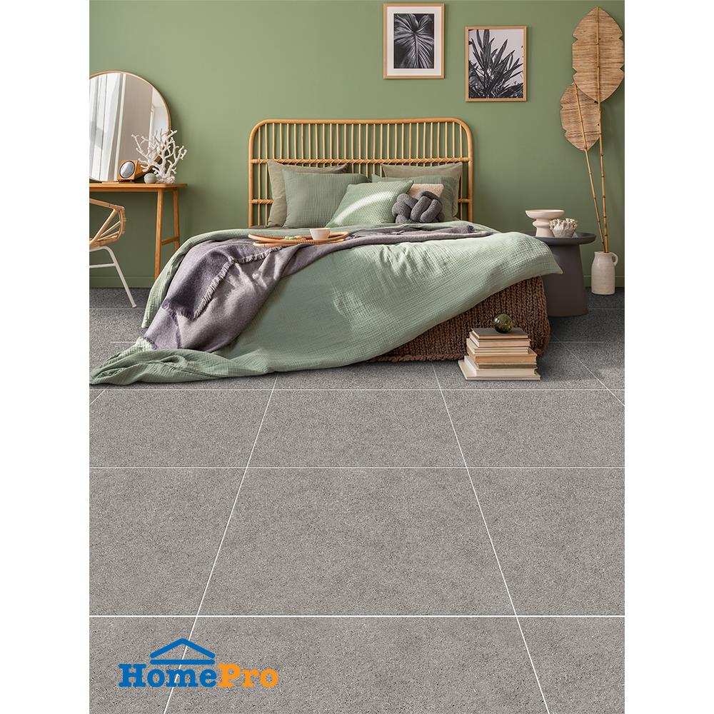 กระเบื้องพื้นพอร์ซเลน 60x60 ซม. CERGRES อารีน่า เกรย์ A 1.44 ตร.ม.