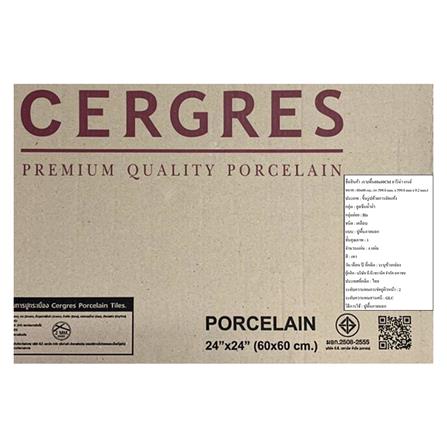 กระเบื้องพื้นพอร์ซเลน 60x60 ซม. CERGRES อารีน่า เกรย์ A 1.44 ตร.ม._5