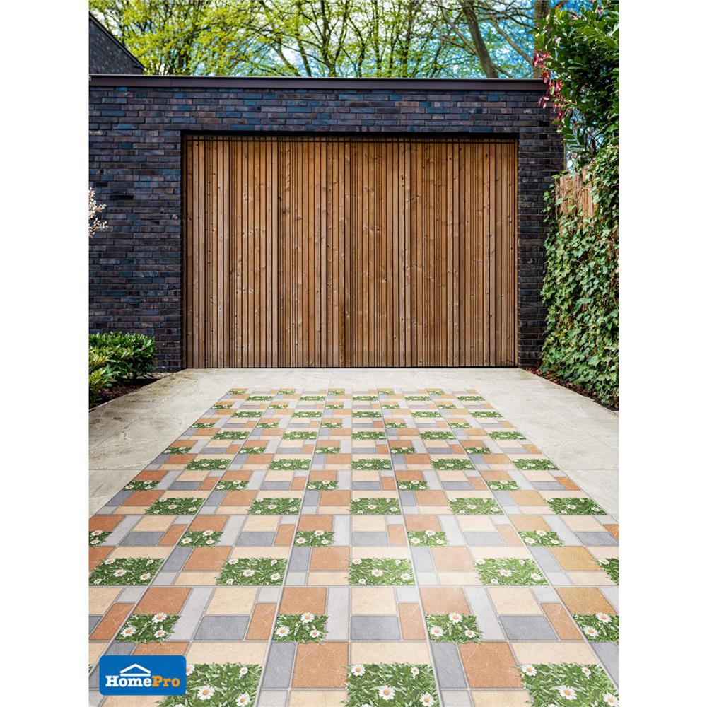 กระเบื้องพื้น 16x16 นิ้วTARA บลิสตัน พาร์ค น้ำตาล PM 0.96M2