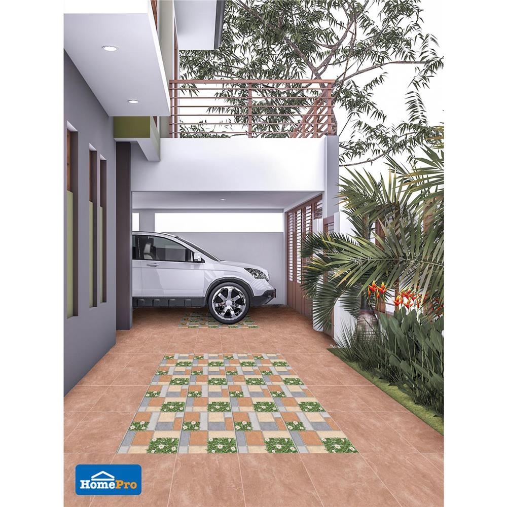 กระเบื้องพื้น 16x16 นิ้วTARA บลิสตัน พาร์ค น้ำตาล PM 0.96M2