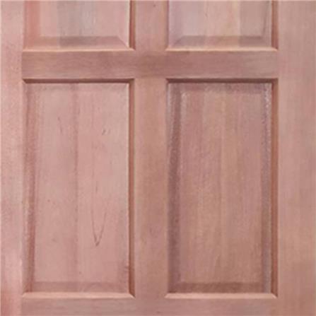 ประตูไม้เนื้อแข็ง AZLE 6 ฟัก 80X200 ซม._1