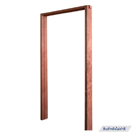 วงกบประตูไม้เนื้อแข็งจ๊อยท์ AZLE 80X200 ซม. สีธรรมชาติ_0