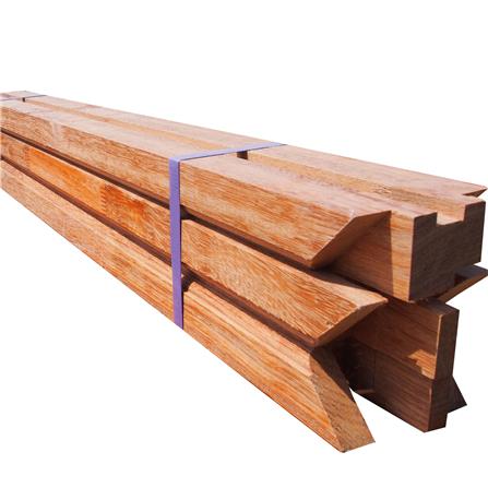 วงกบประตูไม้เนื้อแข็งจ๊อยท์ AZLE 80X200 ซม. สีธรรมชาติ_2