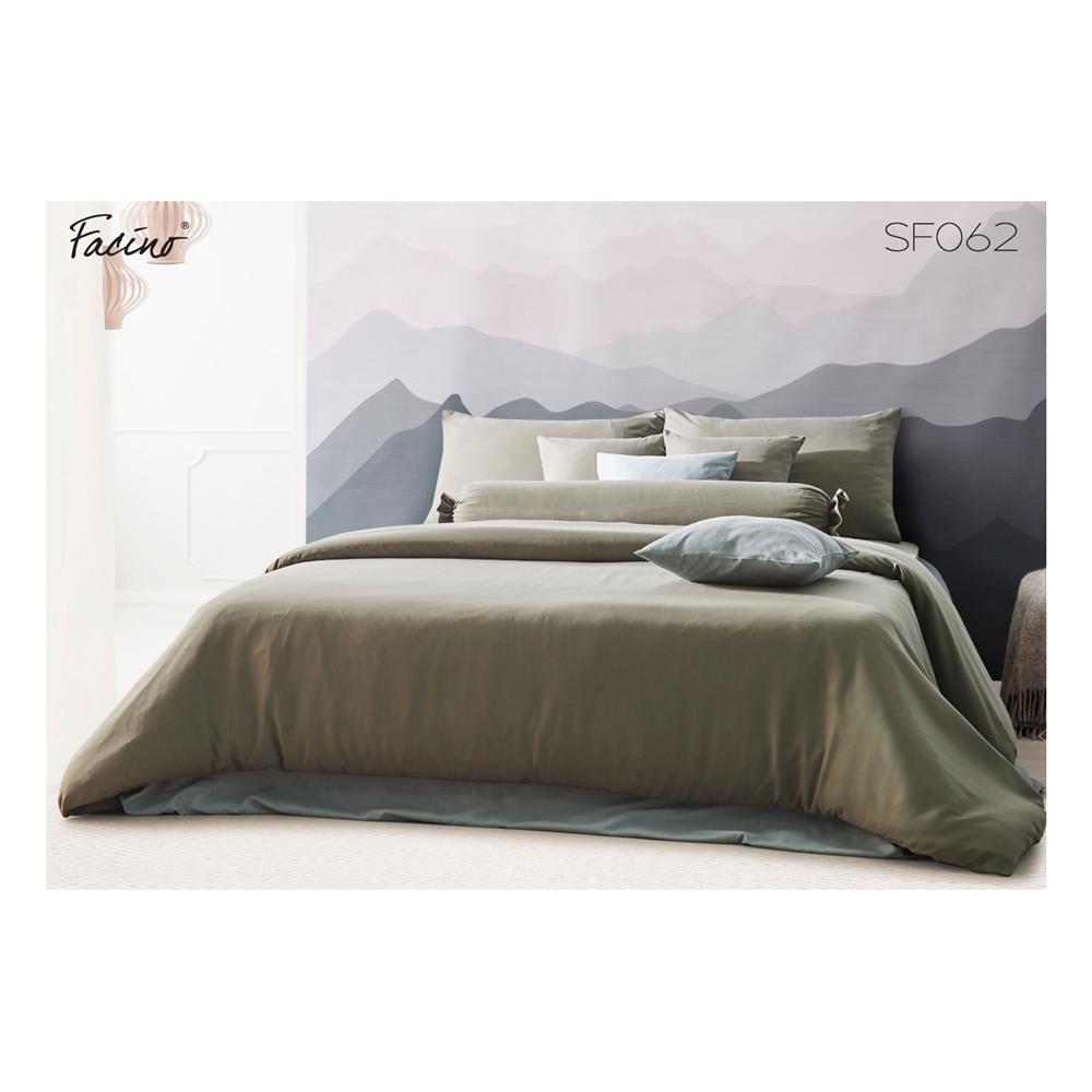 ชุดผ้าปูที่นอน 3.5 ฟุต 4 ชิ้น FACINO SOLID SF062
