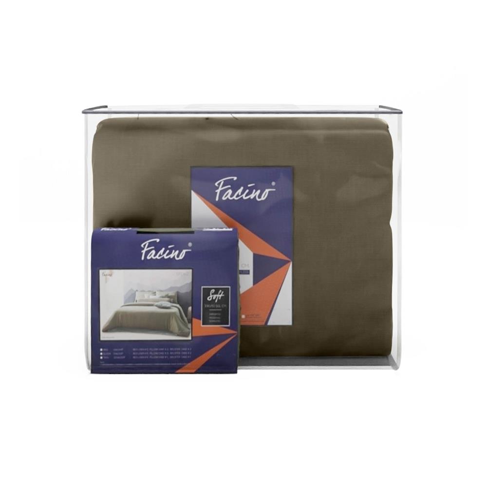 ชุดผ้าปูที่นอน 3.5 ฟุต 4 ชิ้น FACINO SOLID SF062