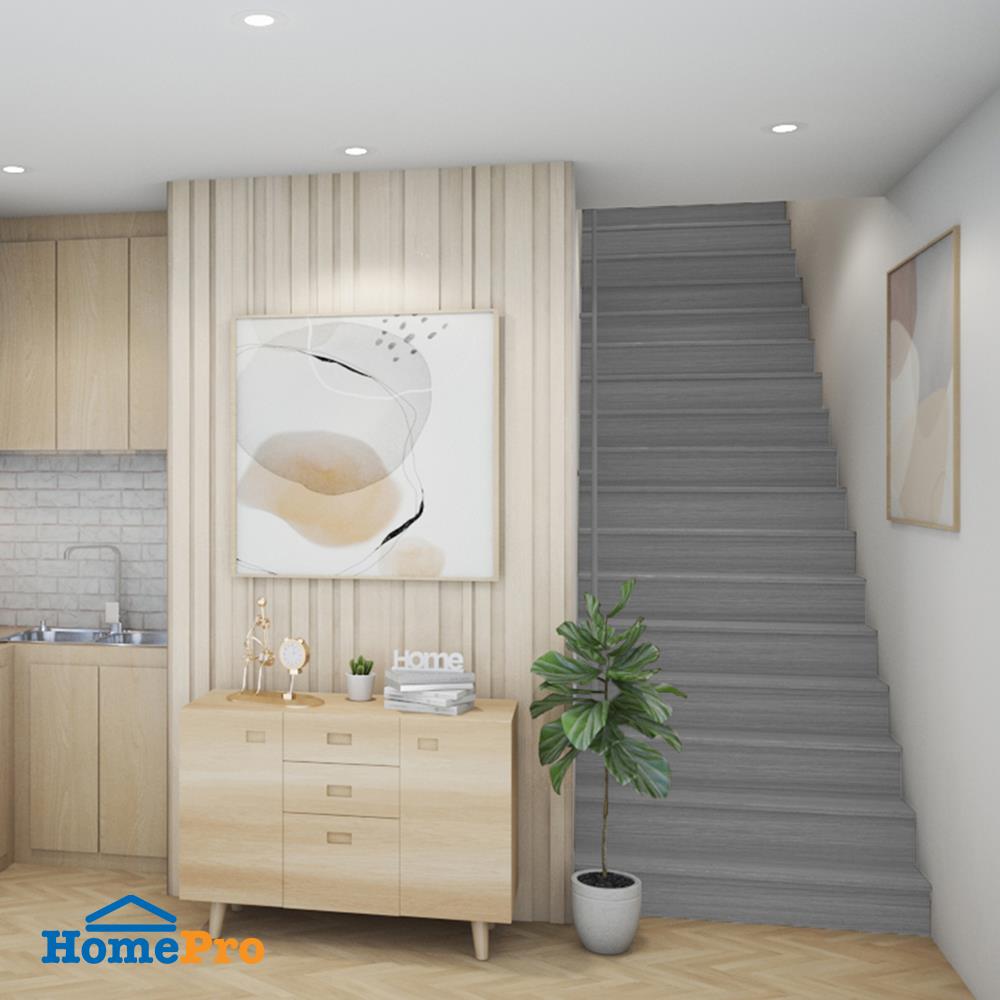 ไม้บันได ลูกนอน SPC DIAMOND 12 นิ้ว 30X120X2.4 ซม. สีเทาสโตน