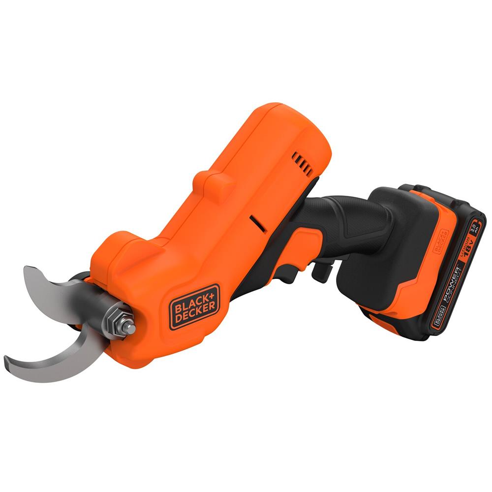 กรรไกรตัดกิ่งไม้ไร้สาย (พร้อมแบตเตอรี่) BLACK&DECKER BCPP18D1-QW 18 โวลต์