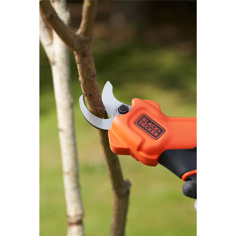 กรรไกรตัดกิ่งไม้ไร้สาย (พร้อมแบตเตอรี่) BLACK&DECKER BCPP18D1-QW 18 โวลต์