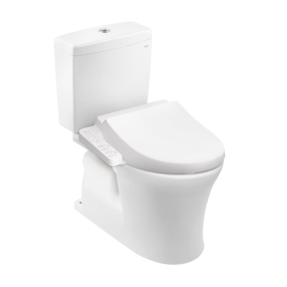 สุขภัณฑ์ 2 ชิ้น พร้อมฝาอัตโนมัติ TOTO CST230UW1R  3/4.8 ลิตร