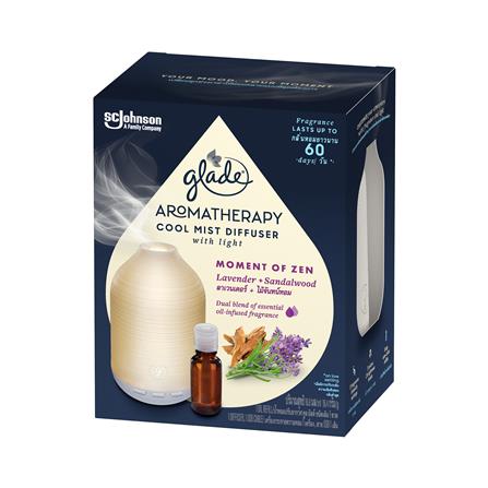เครื่องพ่นสเปรย์พร้อมรีฟิล GLADE COOL MIST DIFFUSER WITH LIGHT 16.8ml กลิ่นลาเวนเดอร์และไม้จันทน์หอม_3