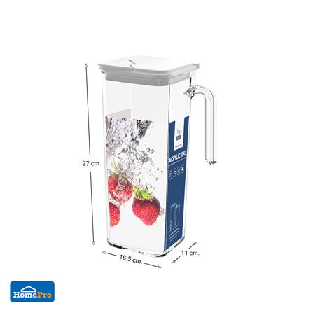 เหยือกน้ำอะคริลิค KECH 1308 2.3 ลิตร สีใส_6