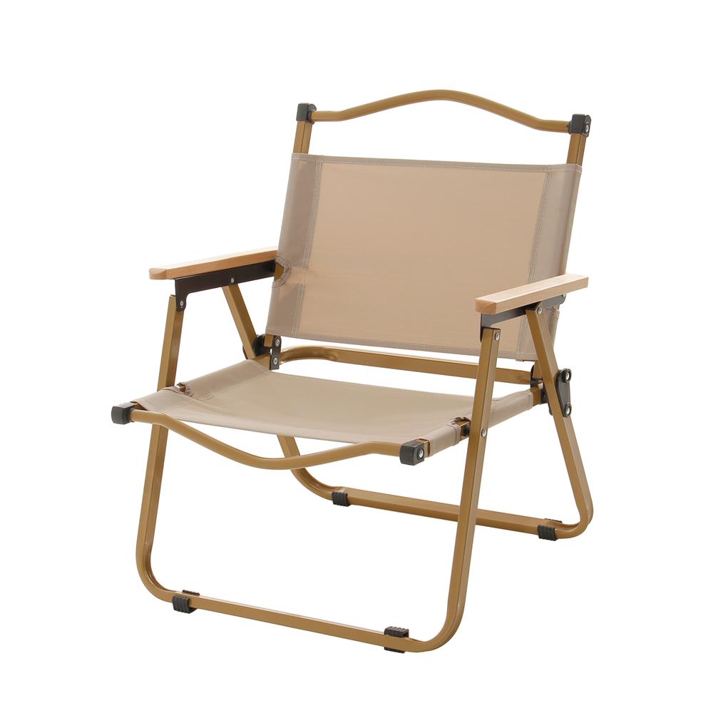 เก้าอี้พับตั้งแคมป์ SPRING WOOD GRAIN ไซซ์ S สีครีม