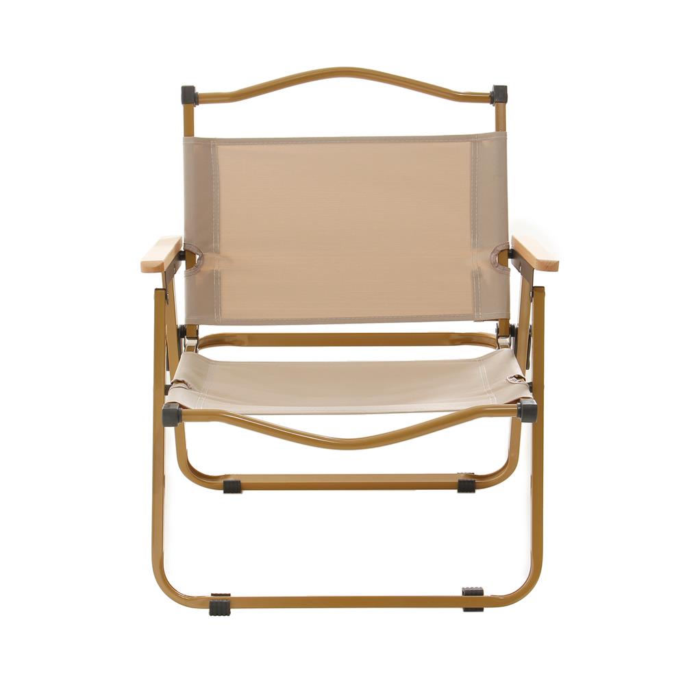 เก้าอี้พับตั้งแคมป์ SPRING WOOD GRAIN ไซซ์ S สีครีม