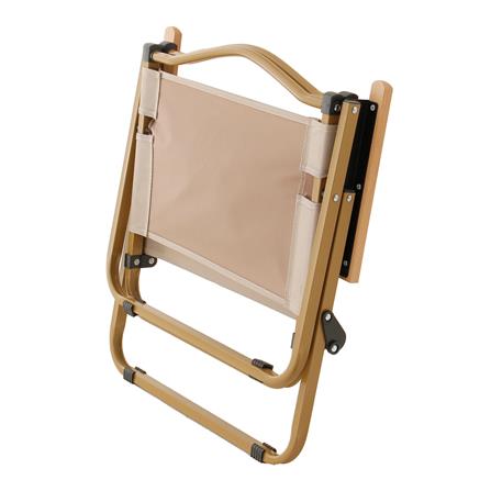 เก้าอี้พับตั้งแคมป์ SPRING WOOD GRAIN ไซซ์ S สีครีม_4