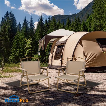 เก้าอี้พับตั้งแคมป์ SPRING WOOD GRAIN ไซซ์ S สีครีม_5