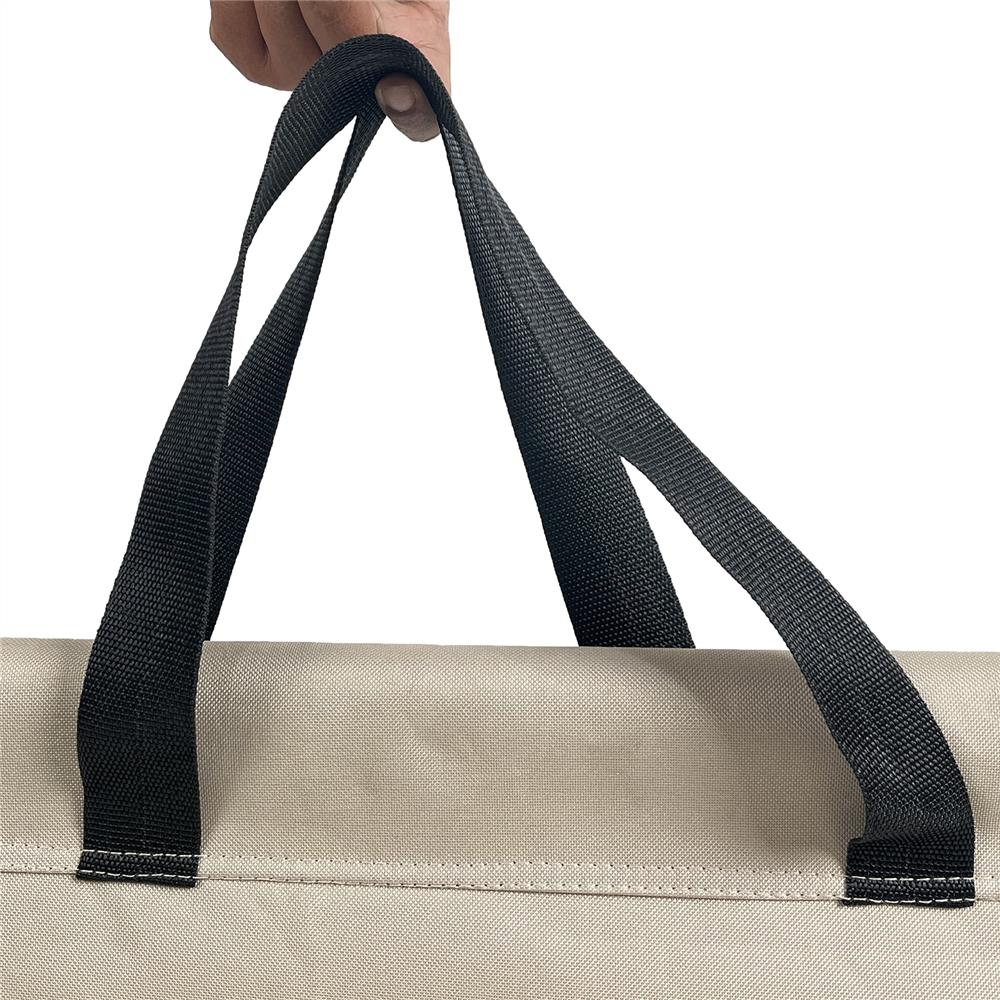 เก้าอี้พับตั้งแคมป์ SPRING WOOD GRAIN 108X60 ซม. สีครีม