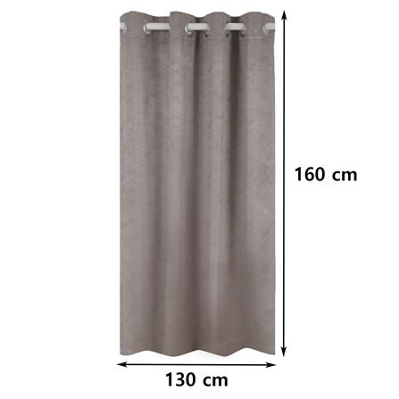 ผ้าม่าน EYELET HOME LIVING STYLE DURHAM UV 130X160 ซม. สีน้ำตาล_10