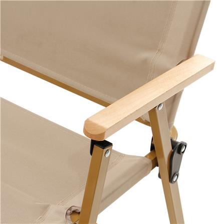 เก้าอี้พับตั้งแคมป์ SPRING WOOD GRAIN ไซซ์ M สีครีม_3