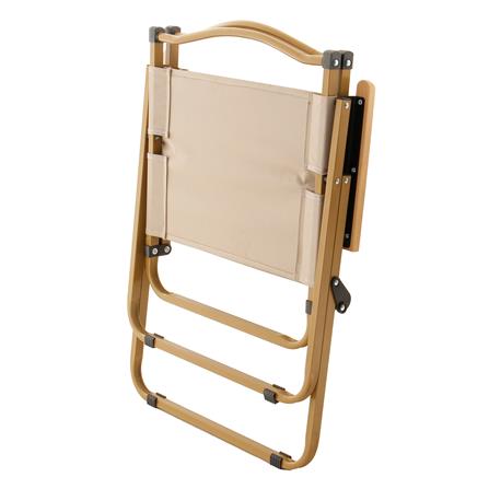 เก้าอี้พับตั้งแคมป์ SPRING WOOD GRAIN ไซซ์ M สีครีม_4