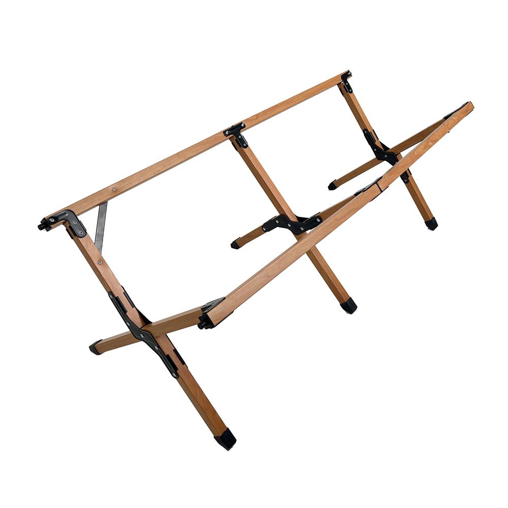 โต๊ะพับตั้งแคมป์ SPRING WOOD GRAIN 120X60 ซม. สีน้ำตาลอ่อน