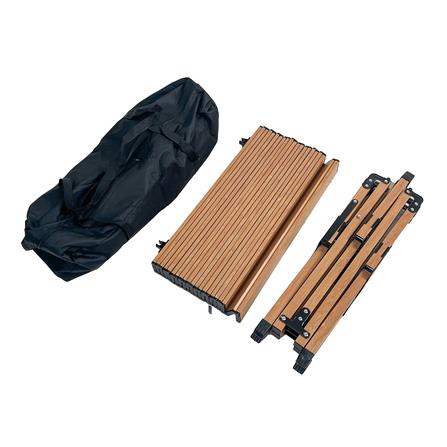 โต๊ะพับตั้งแคมป์ SPRING WOOD GRAIN 120X60 ซม. สีน้ำตาลอ่อน_5