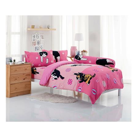 ชุดผ้าปูที่นอน 6 ฟุต 6 ชิ้น TULIP ทูนหัวของบ่าว 60204-DLC080