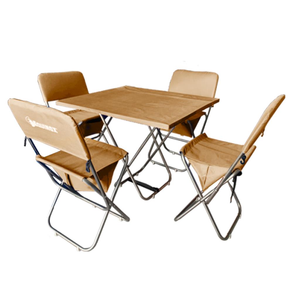 ชุดสนาม 4 ที่นั่ง EQNOX สีกากี